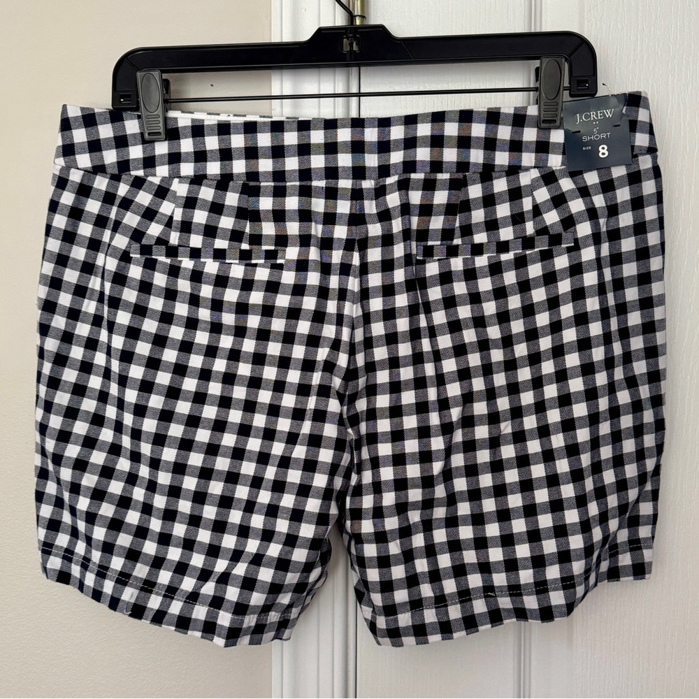 J.Crew 5in Gingham Chino Shorts - Picture 2 of 4